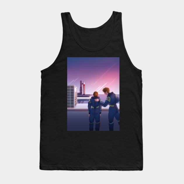 Preparing for Launch - Astronauts Theo and Adrienne from Resonance Tank Top by RiverKai